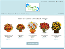 Tablet Screenshot of blackshearsflorist.com